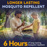 Mosquito Repellent Spray 4 Fl Oz Lemon Eucalyptus Essential Oil for Body Skin, DEET Free Bug Spray Travel Size Natural Insect Repellent Against Mo...
