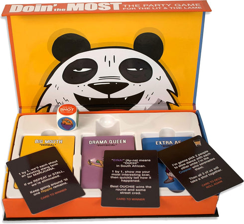 Doin the Most Doin' The Most- The Slang-Based, Social Game Orange, 5.9 x 9.3 x 1.4...