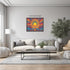 Posterizer 1 pcs- psychedelic funky hippie colorful sun 2-Fantasy & Fiction Art-Retro Art- Living Room Bedroom Decor- unframed wall art...