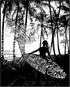 Posterizer 1 pcs-black and white art-woman at the beach with surfboard 3-Coastal & Nautical Art Gift for Nature, Surfers and Beach Lovers - unfra...