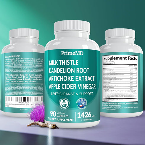 32-in-1 Liver Cleanse Detox & Repair with Milk Thistle and Dandelion Root, Artichoke Extract and Beetroot Powder for Liver Support - Liver Supplem...