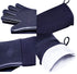 Extra Long Professional Oven Mitts, Non-Slip Silicone Grip Heat Resistant, 1 Pair,19.7" Length,Up to 572? for BBQ Cooking Baking Grilling, Black...