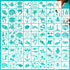 80 Pcs 5 x 5 Inch Stencils for Painting on Wood, Reusable Sea Ocean Creatures Stencils Mermaid Stencils Dolphin Shark Plastic Stencils DIY Craft T...
