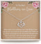 RareLove Mother in Law Gifts from Daughter in Law,Mom Gift from Daughter,Mother of the Groom Necklace,925 Sterling Silver Tiny Infinity Heart Neck...
