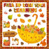 Qilery Fall in Love with Learning Bulletin Board Set Autumn Maple Leaves Pumpkin Cutouts Fall Theme Classroom Decorations for Thanksgiving School ...