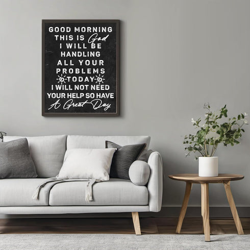 Posterizer 1 pcs-encouraging message from God-rustic decor-Religious Posters-Motivational & Inspirational Art-Gifts for Christians-Living Room Bed...