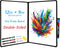 Double-Sided Whiteboard - Portable, 12" x 9" Dry Erase Boards with 3 Markers, Eraser and Stylish Red Elastic Pen Tray for Office, Education and Ho...
