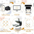 10Pcs Sublimation Baby Bibs White Cotton Waterproof Infant Bib Blank DIY Creative Food Bib Adjustable Hook Loop Closure Newborn Babies Bib Keepsak...