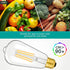 4-Pack Vintage 8W ST64 LED Edison Light Bulbs 100W Equivalent, 1400LM E26 Light Bulbs, 2700K Warm White, Antique Filament LED Bulbs, CRI 90+, Clea...