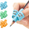 Stylo Pack of 3 Pencil Grips for Kids Handwriting Perfect Pencil Holders for Kids Home Schooling and Preschool Writing Tools for Kids Assorted Pen...