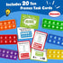 Ten-Frame Math Manipulative for Elementary,Counting Number Math Games, Montessori Educational Toy for Kindergarten Classroom Kids 3 4 5 Year Old (...