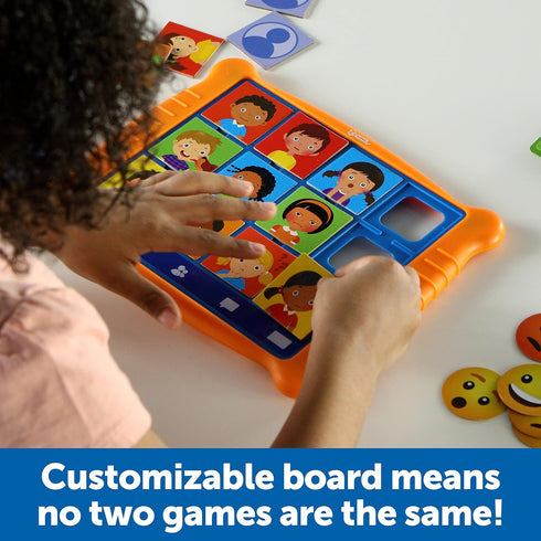 Learning Resources Who's Feeling What?,Social Emotional Learning Games, Communication Games for Kids, Emotion Toys, Feeling Toys for Kids, 49 Piec...