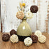 Pomeat 15pcs Wicker Rattan Balls Decorative Ball Orbs Vase Fillers Table Decor, Wedding Party Decoration, Decorative Balls for Centerpiece Bowls...