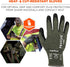 Ergodyne ProFlex 7042 Cut Resistant Work Gloves, ANSI A4, Contact Heat Resistant, Sandy Nitrile Coated Palms, 18g Aramid , Green...