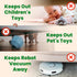 ECOHomes Under Couch Guards Toy Blocker - Strap Barrier for Under Sofa, Bed & Furniture Bottom Stop Things from Going Under | Easy to Install Gap ...