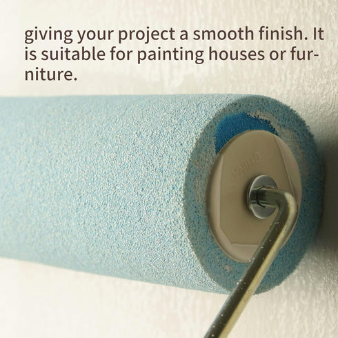 9 Inch Foam Paint Roller, High Density Foam Roller Paint,Paint Rollers for Painting Walls,3 Pack,for Painting Houses or Furniture, Etc....