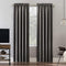 Sun Zero Oslo Theater Grade Extreme Total Blackout Rod Pocket Curtain Panel, 52" x 95", Gray...