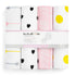 Changing Pad Cover – Premium Baby Changing Pad Covers 4 Pack – Boy or Girl Changing Pad Cover – Pure Cotton Machine Washable Pink and White Changi...