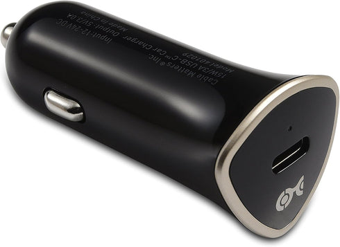 Cable Matters 15W / 3A USB-C Car Charger with a 3 ft USB-C to USB-C Cable (USB Type C Car Charger) in Black, Compatible with iPhone 15, 15 Pro Max...