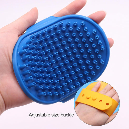 Dog Washing Gloves Brush for Pet: JOANGIHC 3PCS Dogs Shampoo Grooming Hair Brush, Cat Scrubber for Bathing, Puppy Shedding Wash Massage Gloves, Ha...