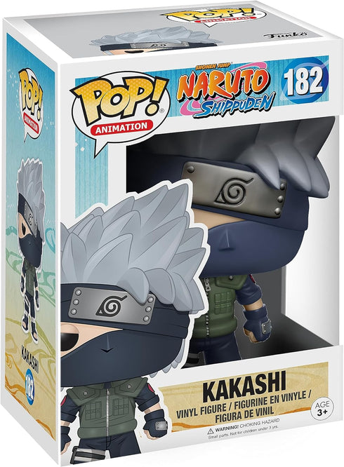 Funko POP Anime: Naruto Shippuden Kakashi Toy Figure, Gray...