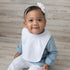Neat Solutions 2-Ply Knit Terry Solid Color Feeder Bibs in White - 20 Pack...