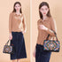 Jursccu Double-Sided Embroidery Totes Bag Travel Beach Bag Vintage Embroidery Ethnic Shoulder Bags...