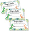 All Ewired Up 50 Dinosaur Diaper Raffle Tickets Diaper Raffle Ticket Lottery Insert Cards Baby Shower Invitations, Supplies and Games for Baby Rev...