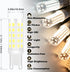 ALIDE G9 Led Bulbs 5W 6000K Daylight Cool Bright White,50W-60W Halogen Equivalent, AC120V T4 G9 Bi-pin Led Bulbs for Chandelier Pendant Lighting,5...