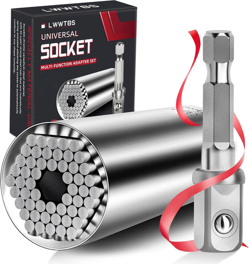 Gifts for Men Super Universal Socket Tools Gifts for Dad Fathers Day from Kids Son Daughters Wife Power Drill Adapter Cool Gadgets for Men Birthda...