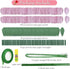 AOUXSEEM Crepe Paper Rose Flower DIY Making Kit, Contains Pre Cut Tissue Paper Wire Stems Floral Tapes for Birthday Party Wedding Festival Gifts O...