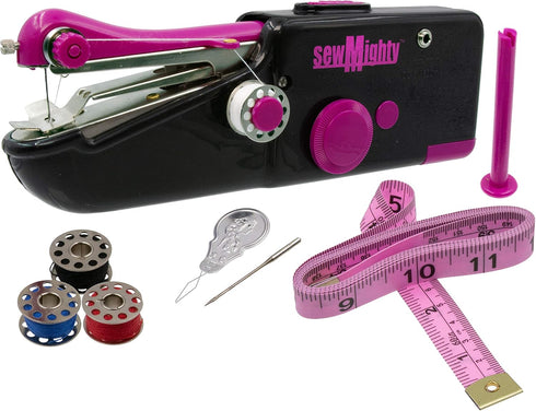 Handheld Sewing Machine – The Genuine, Lightweight, Cordless, Battery Powered Sewing Machine, Built for On-The-Go Repairs, Fast Stitching, Light C...