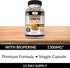 Kaya Naturals Turmeric Nature Made Bioperine, Joint Support with 95% Standardized Curcuminoids | Curcumin Nature Made - 1300mg Turmeric Capsules |...
