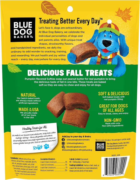Blue Dog Bakery Pun'Kin Softies, Pumpkin Flavor, 10 Ounces...