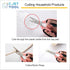 8" Heavy Duty Scissors, Utility Scissors All Purpose for Cardboard, Plastic, Carpet, Rope, Leather. Sharp Stainless Steel Blades, Non?Slip Handle,...
