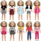SOTOGO 10 Sets American Wellie Doll Clothes Outfits Dresses Pajamas Swimsuit, Girl Wishers Doll Clothes Fit for 14 to 14.5 Inch Dolls...