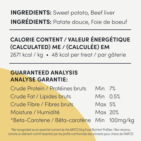 Crumps' Naturals Sweet Potato And Liver For Pets, 11.6-Ounce...