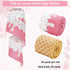 Ice Cream Cone Wired Edge Ribbon Pink Sprinkles Craft Fabric Ribbon for Summer Wreath Bow DIY Wrapping Party Decor, 2 Rolls, 20 Yard...