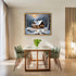 Posterizer 1 pcs-old farm house in snowy winter nature-in oil painting style-8-Landscape & Nature Art-Living Room Bedroom Decor- unframed wall art...