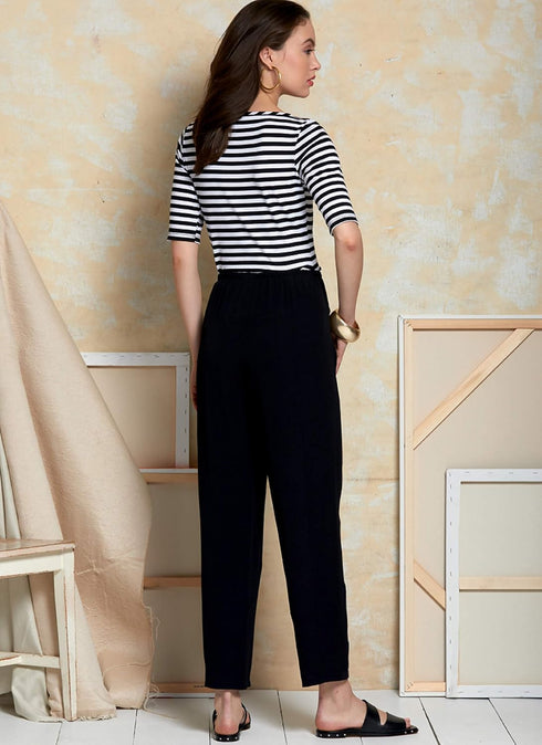 Vogue V9374ZZ Women's Loose Fitting Pants Sewing Patterns by Marcy Tilton, Sizes 16-26, White...