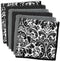 DII Cleaning Collection Multi-Purpose Microfiber, Black Damask, Dishcloth Set...
