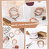7200pcs Clay Beads Bracelet Making Kit, 10 Neutral Brown Colors 6mm Polymer Heishi Beads for Jewelry Making, Friendship Bracelet Kit with Letter B...
