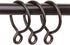 Rod Desyne 10 Curtain Eyelet Rings, Cocoa...