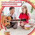 Kids Drum Set 7.87 in Wooden Toy Drum with Adjustable Strap 2 Drumsticks Educational Sensory Musical Instrument Drum Set for Toddlers Kids Baby To...