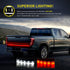 Nilight 60 Inch Truck Tailgate Light Bar Double Row LED Flexible Strip Red Running Brake Turn Signal White Reverse Back Up Lighting Modes for Pick...