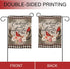 Cardinal Appear When Angels are Near Spring Peony Flower Home Decorative Garden Flag, Plaid House Yard Red Bird Double Sided, Memorial Outside Dec...