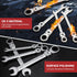 Pilida 5/16 Inch Ratcheting Combination Wrench SAE Flex Head Ratch Wrench with 12 -Point Design,72 -Teeth Spanner Ratchet,CR-V Steel...