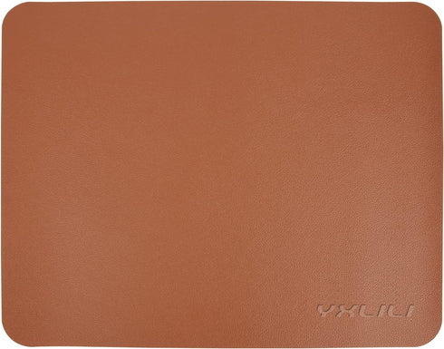 YXLILI Mouse Pad, Non-Slip PU Leather Mouse Mat, Waterproof Ultra Smooth Mousepads with Stitched Edge Computer Mouse Pads for Gaming Office Work H...