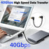 USB4 C Cable 90 Degree Right Angle USB C to USB C Cable 240W USB4.0 Type C Fast Charging Cable Support Thunderbolt 3 8K Video 40Gbps Data Transfer...