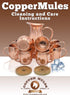 Copper Mules PURE Copper Mug RAW Copper Interior Ideal for Ayurvedic Health Benefits and Moscow Mules - Straight Smooth Finish - Authentic and Str...